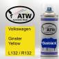 Preview: Volkswagen, Ginster Yellow, L132 / R132: 400ml Sprühdose, von ATW Autoteile West.